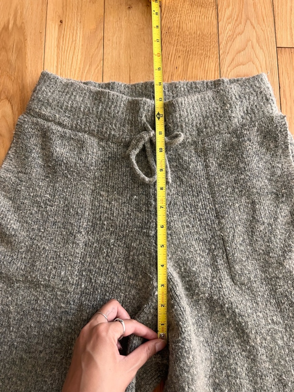 Anine Bing Saylor Knit Joggers Brown Cozy Lounge Pockets Womens Size Small - Picture 9 of 10